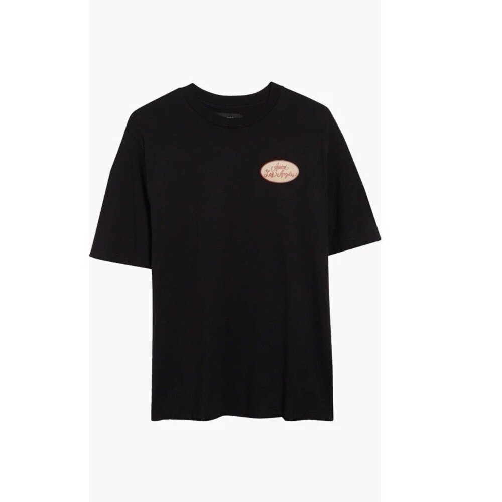 Amiri Station Patch Graphic Black T-Shirt Men Size Xs Authentic Receipt included - Picture 2 of 14